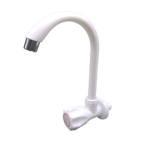 Robinet mural en plastique Yunsu pour lavabo et cuisine avec poignée large - Product Image 1