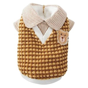 Vêtements d'hiver mignons pour chiots de petite taille, <span class=keywords><strong>pull</strong></span> en polaire chaud et confortable pour chien pour l'été et le printemps - Product Image 1
