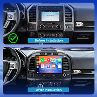 Autoradio Android 13 avec écran tactile de 13 pouces compatible avec Ford F150 F250 F350 F450 Raptor 2015-2020, lecteur multimédia Carplay, navigation GPS