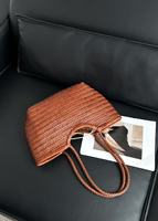 Nouveau Sac à Main Tissé de Luxe pour Femme, Style Designer, Élégant, Collection Été 2026, Sac Bandoulière pour le Shopping et les Voyages