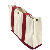 Sac fourre-tout léger en coton écologique pour femmes, cabas de shopping à main multicolore avec logo personnalisé imprimé, 100% coton