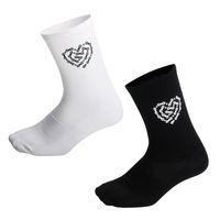 Chaussettes de cyclisme personnalisées pour hommes et femmes, fines, absorbantes, à séchage rapide, antibactériennes, écologiques, avec logo sur le bas, tendance été