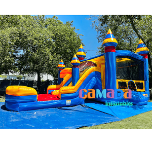 Offre Spéciale petit château gonflable extérieur pour enfants sauter rebondissant et coulissant Combo pour les jeux de fête à la maison - Product Image 1