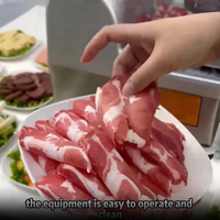 Coupeur de viande congelée en blocs pour la transformation de rouleaux de bœuf et de mouton destiné aux usines de viande en gros