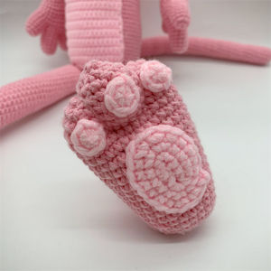 Recién llegado, muñecos de <span class=keywords><strong>pantera</strong></span> de ganchillo de Color <span class=keywords><strong>Rosa</strong></span> personalizados para niños - Product Image 6