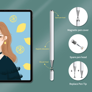Tốt Nhất Người Bán Thụ Động Bút Tip Sức Mạnh Nhà Máy Máy Tính Bảng Với Stylus Đĩa Miễn Phí 1 Phụ Tùng Đĩa - Product Image 3