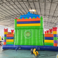 Château gonflable commercial à thème Avengers avec toboggan, pour enfants, ville de divertissement gonflable
