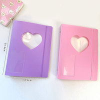A5 6 Ringbuch Fotos Kpop Photo card Holder Aufbewahrung sbuch Herz kartens chutz hülle Fotoalbum Cover Star Chasing Album