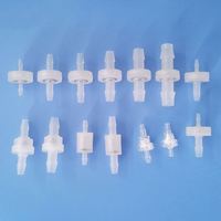 Fabricant chinois de mini-vanne anti-retour à diaphragme en plastique, corps en ABS, certifiée ROHS, port 3/32 pouces, pour fontaine à eau