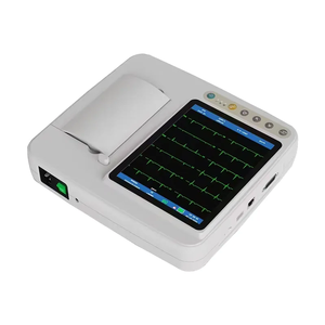 Draagbare 12 Lead Elektrocardiogram Ecg Apparaat Goedkope Dierenarts Ckg Machine Met Drie Kanalen Herbruikbare Elektrode Monitor Voor Hond - Product Image 2