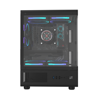 ALSEYE New Design Computer Case View Pro-B Black Color PC Case With Glass Window