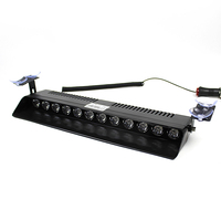 Luz Estroboscópica de Emergencia Súper Brillante de 12V con 12 LED para Parabrisas y Tablero de Carros, Vehículos y Camiones - Condición Nueva