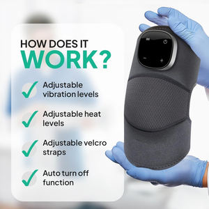Dreifach-Methode Beruhigende Wärme Einstellbare Kniebandage Massagegerät mit Komfort-Entspannung für den Täglichen Gebrauch - Hergestellt in China - Product Image 4