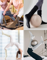 Chaussettes antidérapantes personnalisées pour adultes avec poignée de yoga Chaussettes de yoga à volants de pilates antidérapantes Tube Pipe Slouch Crew Socks