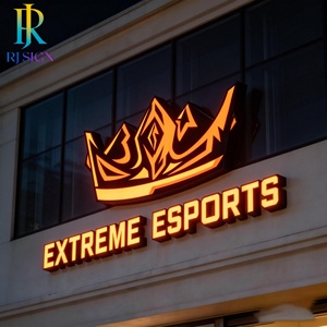 ป้ายไฟ LED 3 มิติ แบบติดตั้งด้านหน้า รูปทรงเพชร สำหรับธุรกิจ สตูดิโอถ่ายภาพ ร้านรับจัดส่ง ธนาคาร และอาคารธุรกิจ - Product Image 2