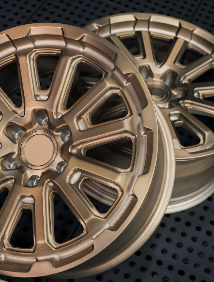 Custom Forged Alloy Wheels Bronze Multi Spoke Deep Dish Aluminum Rims ...