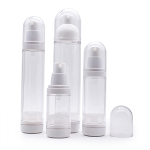 Botella de Emulsión Facial Transparente y Ecológica con Bomba Airless de 15ml, 30ml y 50ml, Fácil de Presionar, Superventas - Product Image 1