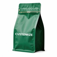 JM PACK Koffiezakken op maat, staande pouch met ontluchtingsventiel, hersluitbare ritssluiting, platte bodem, food grade, thee, OEM, groothandel, bulk