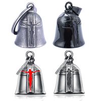 Pendentif cloche Aquila Guardian en acier inoxydable 316L, thème religieux chrétien, pour motards, cadeaux unisexes pour fêtes