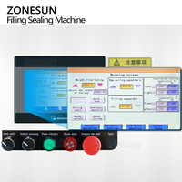 ZONESUN ZS-RPFS120X automatique forme verticale Rotor pompe à lobes Mayonnaise confiture salade Sauce Sachet pâte remplissage Machine à sceller
