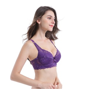 Soutien-gorge push-up en dentelle à rembourrage fin, grande taille, lissant et sculptant, avec armatures, <span class=keywords><strong>lingerie</strong></span> sexy pour femme |   Vente en gros - Product Image 2