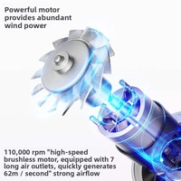 Sèche-cheveux professionnel ionique haute vitesse 1600 W avec diffuseur, alimentation USB, technologie ionique négative, numéro de série valide