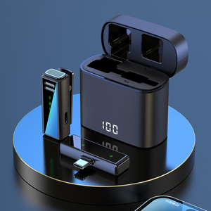 J88 Portable <strong>Wireless</strong> Lavalier <strong>Microphone</strong> Clip on Lapel Mic for Mobile Phone <strong>Vlog</strong> Live Stream Audio Vloggers Video Recording - Product Image 6