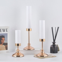 Lampe LED décorative électroplaquée, bougie sans flamme, éclairage d'appoint de table, décoration pour mariage, fête, Noël, maison