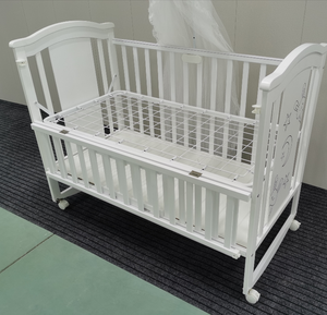 Vente directe d'usine, meubles pour bébés en bois de haute qualité, lits bébé pour nouveau-nés avec moustiquaire - Product Image 3