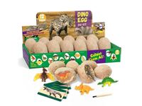 Jouet Œuf de Dinosaure Kit de Découverte Dino Egg DIG Jouet d'Excavation Boîte Mystère en Plastique Modèle Rex Créatif DIY Fossil Cadeau pour Enfants