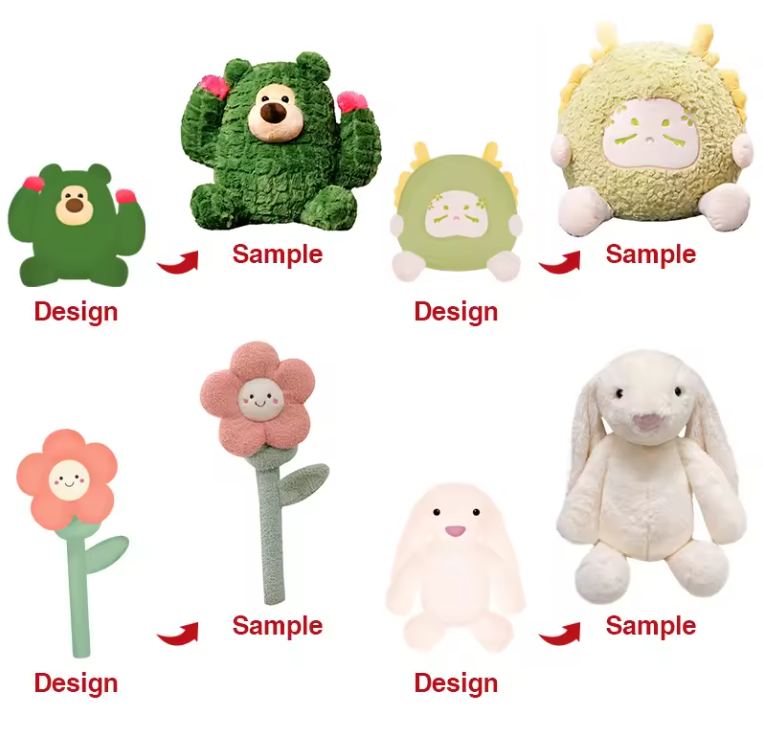 Customize Cute Bear Stuffed Kawaii Plush