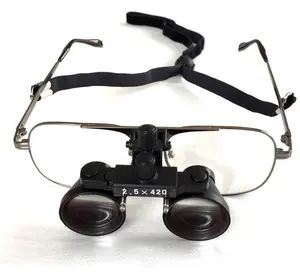 Loupes optiques dentaires chirurgicales 2.5X pour dentisterie
