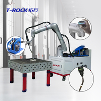 Robot de soudage collaboratif sur chariot mobile, sans programmation, haute précision, soudage MIG laser, charge utile 12 kg, portée 1434 mm, IP67