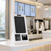 Système de point de vente tout-en-un, caisse enregistreuse, écran tactile capacitif de 15,6 pouces, terminal de commande automatique, imprimante 58 mm, scanner, I5 8 Go