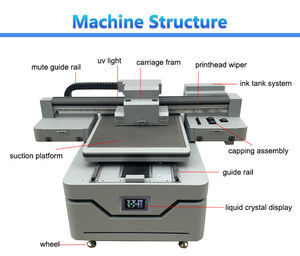 Impresora UV Plana A1 con Posicionamiento Visual, Tamaño 6090, para Imprimir Juguetes, Monedas, Medallas y Accesorios Metálicos - Product Image 3