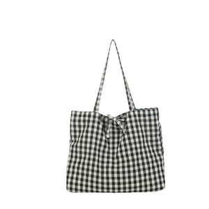Sac à main en toile rayée, grande capacité, durable, pour le shopping, vente en gros, mode. - Product Image 5