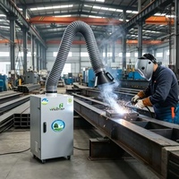 Extracteur de fumée et collecteur de poussière portable à impulsions pour machine laser