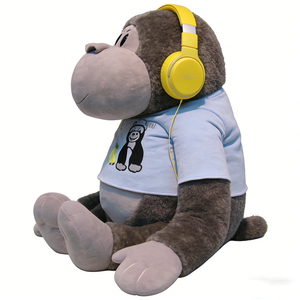 Peluche gorille personnalisée, grand peluche gorille, adorable peluche singe, peluche gorille douce - Product Image 2