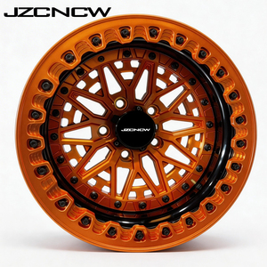 JZCNCW Nuevo juego de 2 ruedas forjadas de 4x137mm con labio profundo para coches de carreras, llantas Beadlock para 7KRA 9MSJ 9DTE 7TSG 9NSG - Product Image 2