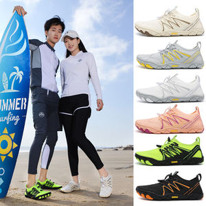 Zapatos de Agua Unisex para Pies Descalzos, Parte Superior de Malla EVA, Entresuela de Goma, Primavera Verano, Playa, Caminar, Antideslizantes, Suaves, Transpirables, de Secado Rápido - Product Image 1