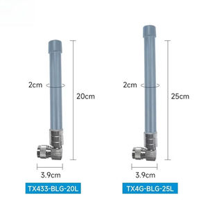 Antenne omnidirectionnelle verticale UHF large bande 410-450 MHz en fibre de verre FRP, multi-prises pour radio mobile terrestre, répéteur et marine - Product Image 2