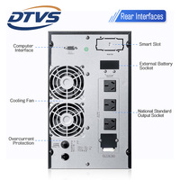 단상 800W/1KVA 60Hz 온라인 UPS(배터리 백업 포함) - 데이터 센터용 서버 랙 및 타워형 전원 공급 장치