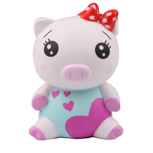 PU Cartoon Pig Toy Soft <b>Squishy</b> Animal Figurine Decorative Gift - Product Image 1