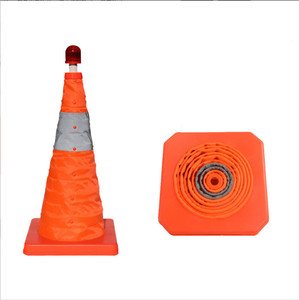 الأكثر مبيعًا 75 أو قابلة للسحبها إشارة وقوف متداخلة للسلامة المرورية مخروط قابل للسحوب تحذير الطريق البوب للطي تحذير حركة المرور - Product Image 2