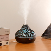 Nouveau diffuseur d'arômes volcanique 2023 pour bureau à domicile, télécommande, volume de brume réglable, sept couleurs, pulvérisation 300 ml, usage domestique