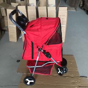 Luxe <span class=keywords><strong>Chien</strong></span> Transport Poussette Buggy <span class=keywords><strong>Chien</strong></span> Poussette de Voyage - Product Image 3
