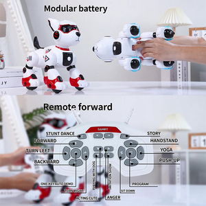 Vendita calda AI giocattoli Smart Robot cane con voce/Touch Control - 2.4G programmabile <span class=keywords><strong>Pet</strong></span> W/ Yoga/modalità danza e batteria modulare - Product Image 2