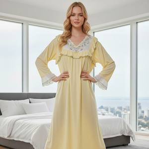 Abito Arabo per l'Eid Al-Adha, Vestito Lungo Casual Quotidiano Musulmano Taglie Forti, Stile Dubai - Product Image 3