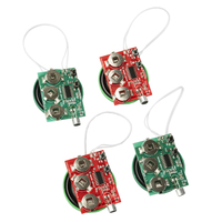 Mini dispositif de carte de voeux musicale sonore avec puce d'enregistrement audio électronique grand public