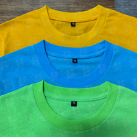T-shirt unisexe avec logo personnalisé, 180 GSM, 100% coton, t-shirt uni pour garçons et filles, 5 couleurs disponibles, t-shirts décontractés à col rond pour enfants, 100% coton